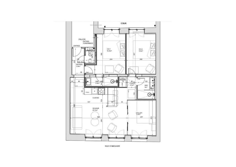 Magnifique Appartement Central 3 Chambres / 3 Bdr ปารีส ภายนอก รูปภาพ